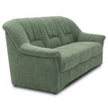 Klassisches 3-Sitzer Sofa mit Federkernpolsterung, Grün